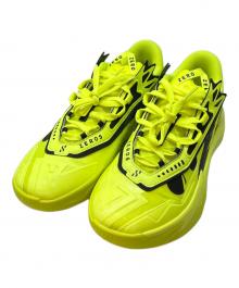 PUMA（プーマ）の古着「PUMA　SCOOT ZEROS II　スニーカー」｜ライムイエロー×ブラック