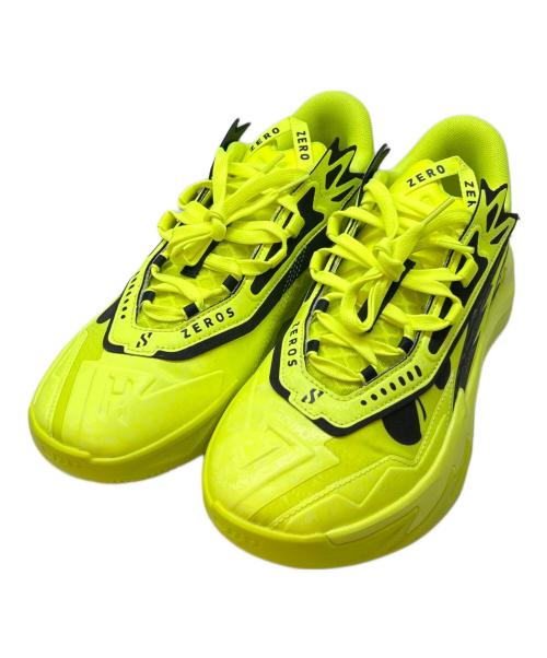 PUMA（プーマ）PUMA (プーマ) PUMA　SCOOT ZEROS II　スニーカー ライムイエロー×ブラック サイズ:28の古着・服飾アイテム