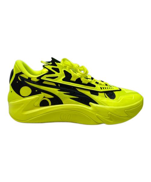 PUMA（プーマ）PUMA (プーマ) PUMA　SCOOT ZEROS II　スニーカー ライムイエロー×ブラック サイズ:28の古着・服飾アイテム