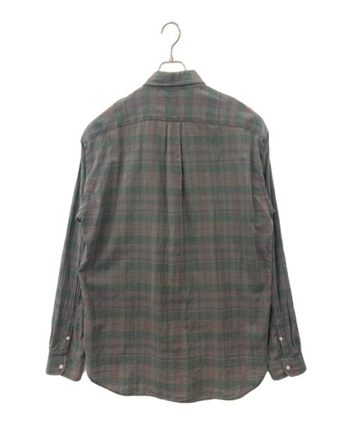NAUTICA（ノーティカ）NAUTICA (ノーティカ) NAUTICA　チェック　長袖シャツ グリーン×ブラウン サイズ:Mの古着・服飾アイテム