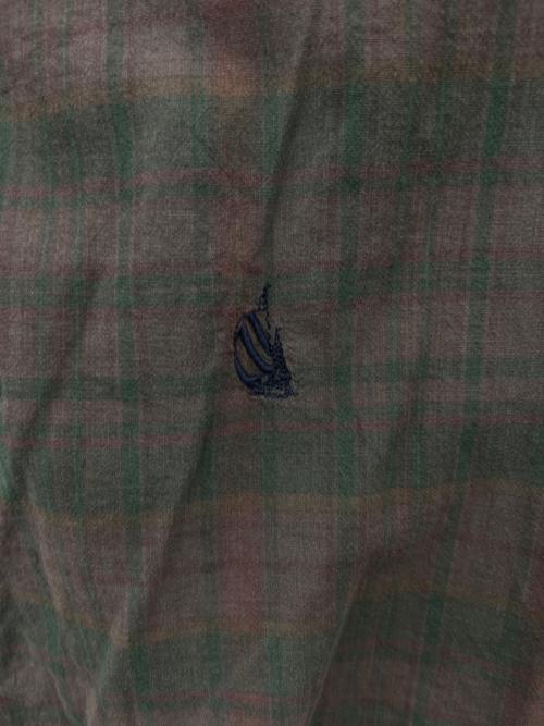 NAUTICA（ノーティカ）NAUTICA (ノーティカ) NAUTICA　チェック　長袖シャツ グリーン×ブラウン サイズ:Mの古着・服飾アイテム