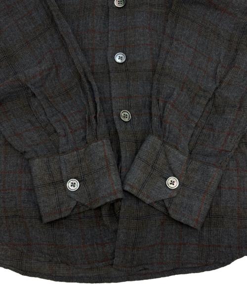 OUR LEGACY（アワーレガシー）OUR LEGACY (アワーレガシー) OUR LEGACY　ABOVE SHIRT BAZAAR CHECK BREEZE WEAVE　長袖シャツ グレー サイズ:46の古着・服飾アイテム