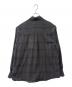 OUR LEGACY (アワーレガシー) OUR LEGACY　ABOVE SHIRT BAZAAR CHECK BREEZE WEAVE　長袖シャツ グレー サイズ:46：30000円