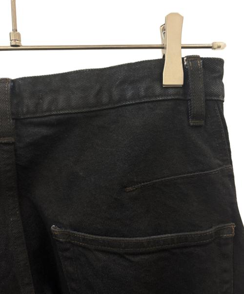 NVRFRGT（ネヴァーフォーゲット）NVRFRGT (ネヴァーフォーゲット) NVRFRGT　COATING 3D TWISTED LEG JEANS　ジーンズ インディゴ サイズ:1の古着・服飾アイテム