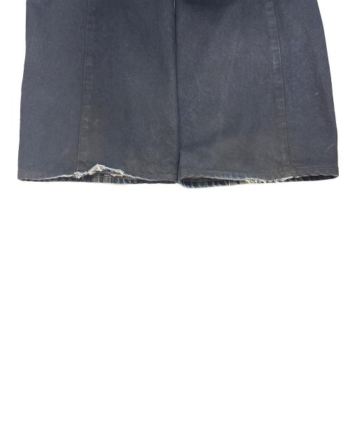 NVRFRGT（ネヴァーフォーゲット）NVRFRGT (ネヴァーフォーゲット) NVRFRGT　COATING 3D TWISTED LEG JEANS　ジーンズ インディゴ サイズ:1の古着・服飾アイテム