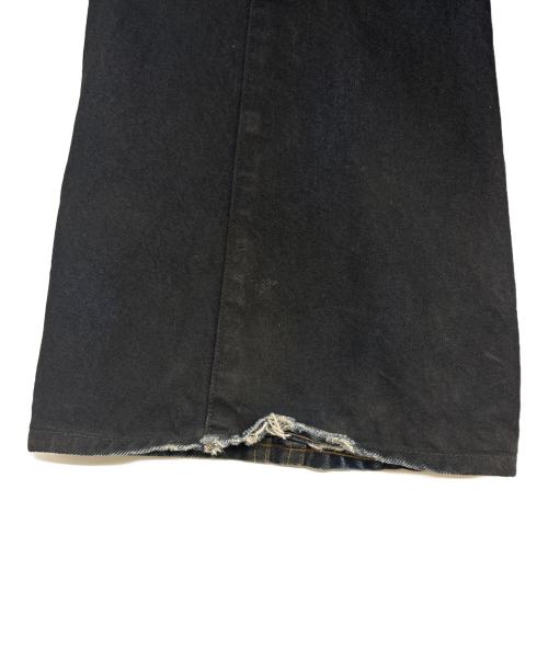NVRFRGT（ネヴァーフォーゲット）NVRFRGT (ネヴァーフォーゲット) NVRFRGT　COATING 3D TWISTED LEG JEANS　ジーンズ インディゴ サイズ:1の古着・服飾アイテム