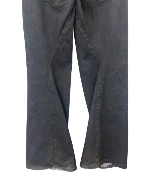 NVRFRGT（ネヴァーフォーゲット）NVRFRGT (ネヴァーフォーゲット) NVRFRGT　COATING 3D TWISTED LEG JEANS　ジーンズ インディゴ サイズ:1の古着・服飾アイテム