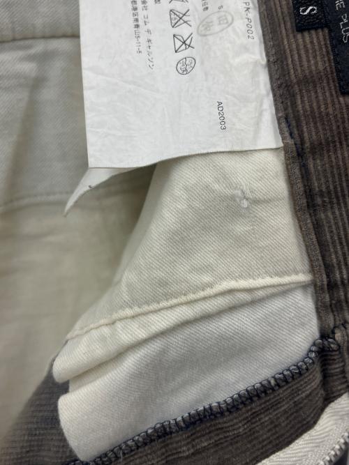 COMME des GARCONS HOMME PLUS（コムデギャルソンオムプリュス）COMME des GARCONS HOMME PLUS (コムデギャルソンオムプリュス) COMME des GARCONS HOMME PLUS　コーデュロイパンツ ブラウン サイズ:Sの古着・服飾アイテム