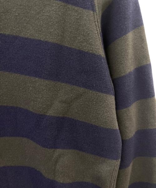 COMME des GARCONS HOMME（コムデギャルソン オム）COMME des GARCONS HOMME (コムデギャルソン オム) COMME des GARCONS HOMME　ボーダー　クルーネックスウェット グレー×ネイビー サイズ:Sの古着・服飾アイテム