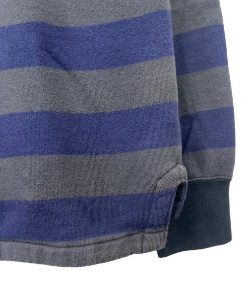 COMME des GARCONS HOMME（コムデギャルソン オム）COMME des GARCONS HOMME (コムデギャルソン オム) COMME des GARCONS HOMME　ボーダー　クルーネックスウェット グレー×ネイビー サイズ:Sの古着・服飾アイテム