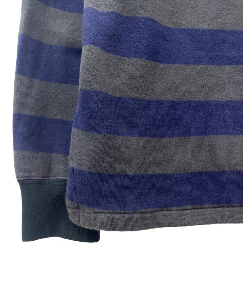 COMME des GARCONS HOMME（コムデギャルソン オム）COMME des GARCONS HOMME (コムデギャルソン オム) COMME des GARCONS HOMME　ボーダー　クルーネックスウェット グレー×ネイビー サイズ:Sの古着・服飾アイテム