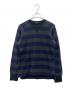 COMME des GARCONS HOMME（コムデギャルソン オム）の古着「COMME des GARCONS HOMME　ボーダー　クルーネックスウェット」｜グレー×ネイビー