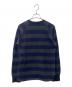 COMME des GARCONS HOMME (コムデギャルソン オム) COMME des GARCONS HOMME　ボーダー　クルーネックスウェット グレー×ネイビー サイズ:S：10000円