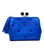 Percheペルケ）の古着「perche　がま口財布」｜ブルー