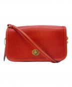 COACHコーチ）の古着「COACH　OLD COACH　ショルダーバッグ」｜レッド