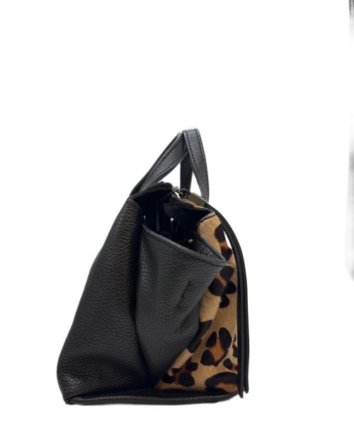 GIANNI CHIARINI（ジャンニ キアリーニ）GIANNI CHIARINI (ジャンニ キアリーニ) GIANNI CHIARINI 　2WAYショルダーバッグ ブラウン×ブラックの古着・服飾アイテム