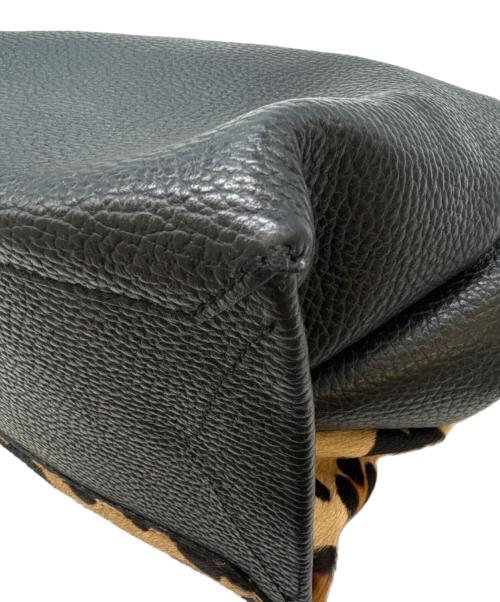 GIANNI CHIARINI（ジャンニ キアリーニ）GIANNI CHIARINI (ジャンニ キアリーニ) GIANNI CHIARINI 　2WAYショルダーバッグ ブラウン×ブラックの古着・服飾アイテム