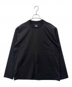 THE NORTH FACEザ ノース フェイス）の古着「THE NORTH FACE　ロングスリーブエアリーリラックスティー 長袖カットソー」｜ブラック