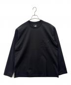 THE NORTH FACEザ ノース フェイス）の古着「THE NORTH FACE　ロングスリーブエアリーリラックスティー　長袖カットソー」｜ブラック
