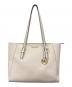 MICHAEL KORS（マイケルコース）の古着「MICHAEL KORS　トートバッグ」｜ベージュ