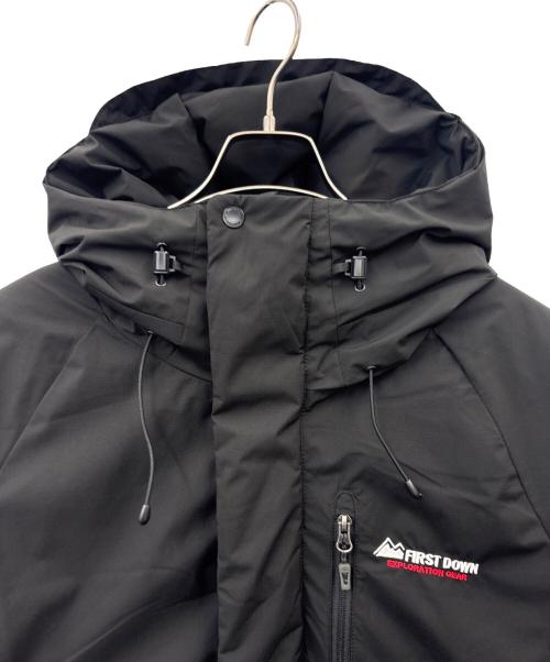 FIRST DOWN（ファーストダウン）FIRST DOWN (ファーストダウン) FIRST DOWN　中綿ジャケット ブラック サイズ:Lの古着・服飾アイテム