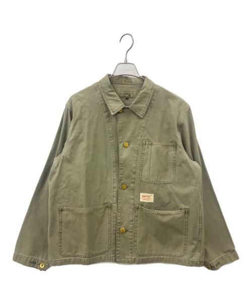 Schott（ショット）Schott (ショット) Schott　コットンバックサテン カバーオール グリーン サイズ:Mの古着・服飾アイテム