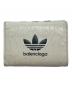 BALENCIAGA (バレンシアガ) adidas (アディダス) BALENCIAGA × adidas  3つ折り財布 ホワイト×ブラック：20000円