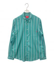 SUPREME（シュプリーム）の古着「Supreme　ストライプ　長袖シャツ　19AW」｜グリーン