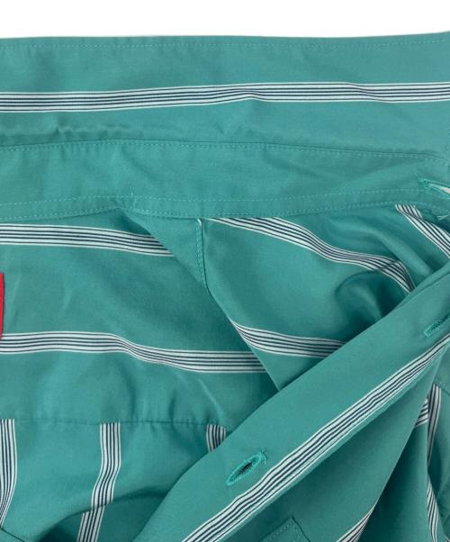 SUPREME（シュプリーム）SUPREME (シュプリーム) Supreme　ストライプ　長袖シャツ　19AW グリーン サイズ:Lの古着・服飾アイテム