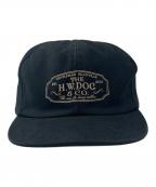 THE H.W.DOG&CO.エイチダブリュードッグアンドコー）の古着「THE H.W.DOG&CO.　トラッカーキャップ」｜ブラック