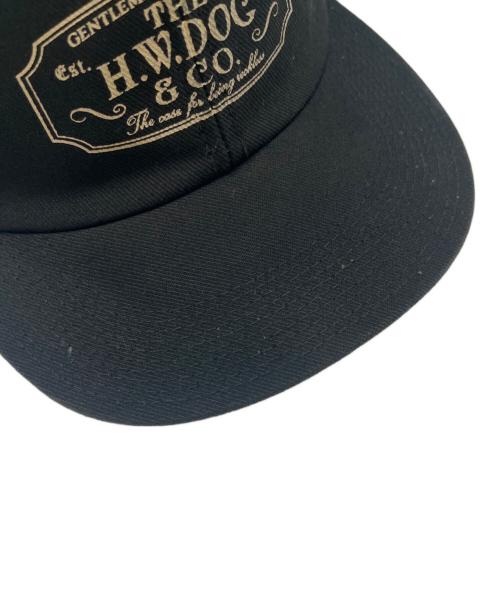 THE H.W.DOG&CO.（エイチダブリュードッグアンドコー）THE H.W.DOG&CO. (エイチダブリュードッグアンドコー) THE H.W.DOG&CO.　トラッカーキャップ ブラック サイズ:ONEの古着・服飾アイテム