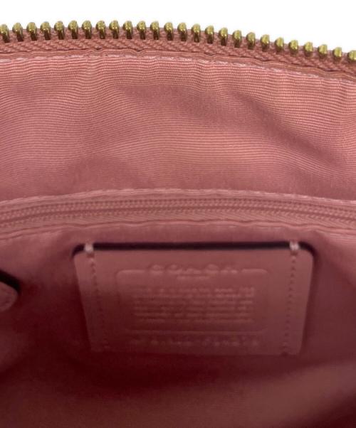 COACH（コーチ）COACH (コーチ) COACH  2WAYバッグ ブラウン×ピンクの古着・服飾アイテム
