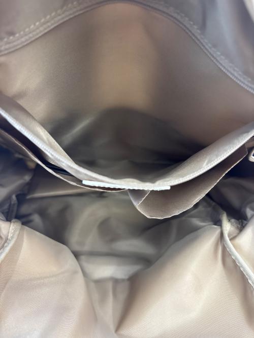 KITAMURA（キタムラ）KITAMURA (キタムラ) KITAMURA　ナイロンリュック ベージュ×ネイビーの古着・服飾アイテム