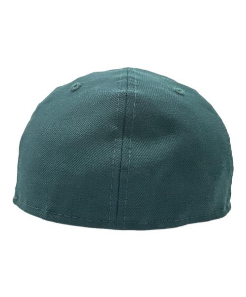 New Era（ニューエラ）New Era (ニューエラ) UNDEFEATED (アンディフィーテッド) New Era　UNDEFEATED　59FIFTY　キャップ グリーン×オレンジ 未使用品の古着・服飾アイテム