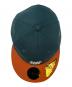 中古・古着 New Era (ニューエラ) UNDEFEATED (アンディフィーテッド) New Era　UNDEFEATED　59FIFTY　キャップ グリーン×オレンジ 未使用品：5000円