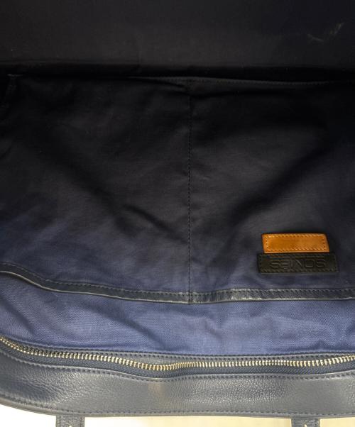 SOMES SADDLE（ソメスサドル）SOMES SADDLE (ソメスサドル) Somes Saddle  ハロン　2WAYボストントート ネイビーの古着・服飾アイテム