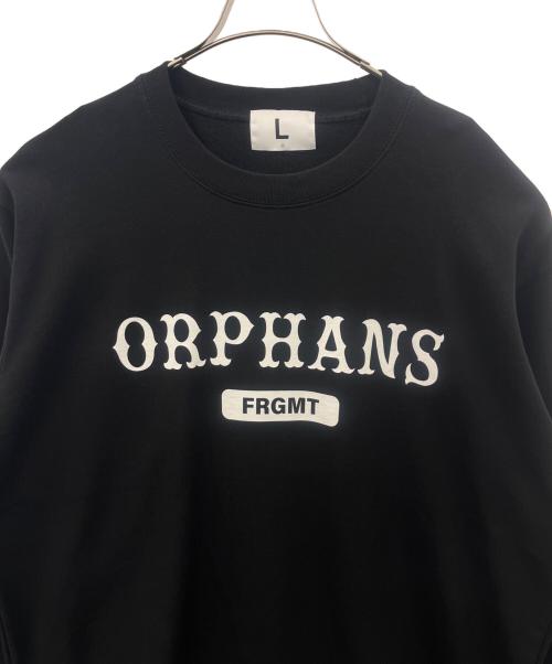 FRAGMENT DESIGN（フラグメントデザイン）FRAGMENT DESIGN (フラグメントデザイン) M.LEAGUE FRAGMENT DESIGN × M.LEAGUE  スウェット ブラック サイズ:Lの古着・服飾アイテム