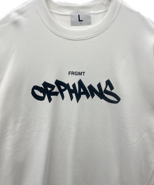 FRAGMENT DESIGN（フラグメントデザイン）FRAGMENT DESIGN (フラグメントデザイン) M.LEAGUE FRAGMENT DESIGN × M.LEAGUE スウェット ホワイト サイズ:Lの古着・服飾アイテム