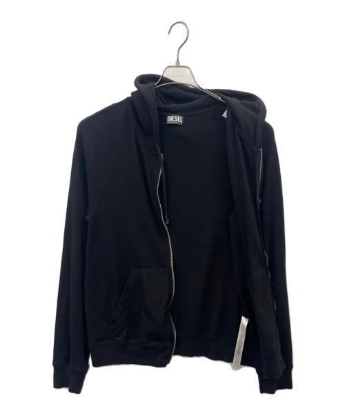 DIESEL（ディーゼル）DIESEL (ディーゼル) DIESEL　ジップパーカー ブラック サイズ:Lの古着・服飾アイテム
