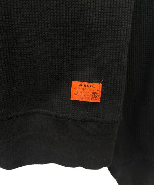 DIESEL（ディーゼル）DIESEL (ディーゼル) DIESEL　ジップパーカー ブラック サイズ:Lの古着・服飾アイテム
