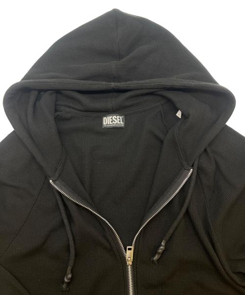 DIESEL（ディーゼル）DIESEL (ディーゼル) DIESEL　ジップパーカー ブラック サイズ:Lの古着・服飾アイテム