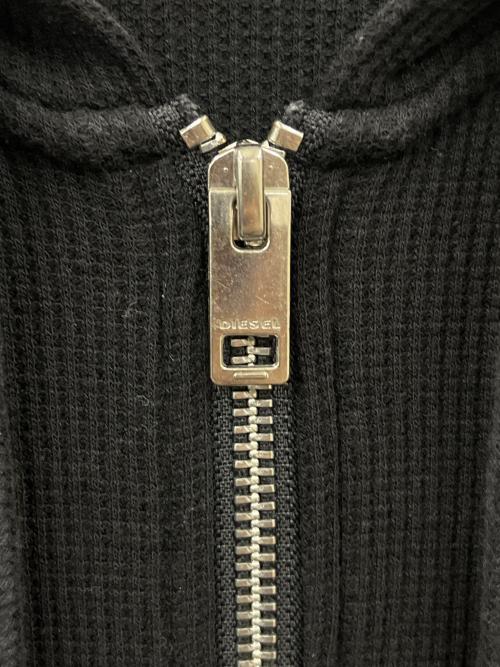 DIESEL（ディーゼル）DIESEL (ディーゼル) DIESEL　ジップパーカー ブラック サイズ:Lの古着・服飾アイテム