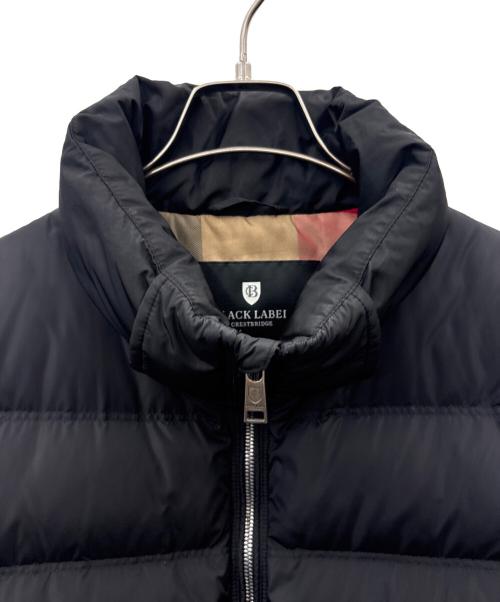 BLACK LABEL CRESTBRIDGE（ブラックレーベル クレストブリッジ）BLACK LABEL CRESTBRIDGE (ブラックレーベル クレストブリッジ) BLACK LABEL CRESTBRIDGE　ダウンジャケット ブラック サイズ:LLの古着・服飾アイテム