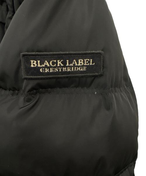 BLACK LABEL CRESTBRIDGE（ブラックレーベル クレストブリッジ）BLACK LABEL CRESTBRIDGE (ブラックレーベル クレストブリッジ) BLACK LABEL CRESTBRIDGE　ダウンジャケット ブラック サイズ:LLの古着・服飾アイテム