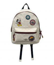COACH×DISNEY（コーチ×ディズニー）の古着「COACH　Disney　リュック」｜ベージュ