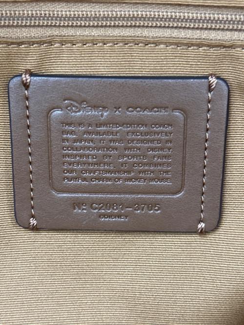 COACH（コーチ）COACH (コーチ) Disney (ディズニー) COACH　Disney　リュック ベージュの古着・服飾アイテム