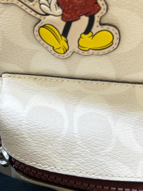 COACH（コーチ）COACH (コーチ) Disney (ディズニー) COACH　Disney　リュック ベージュの古着・服飾アイテム