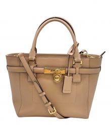 MICHAEL KORS（マイケルコース）の古着「MICHAEL KORS 　2WAYバッグ」｜ベージュ