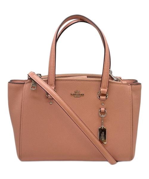 COACH（コーチ）COACH (コーチ) COACH 　2WAYバッグ ピンクの古着・服飾アイテム