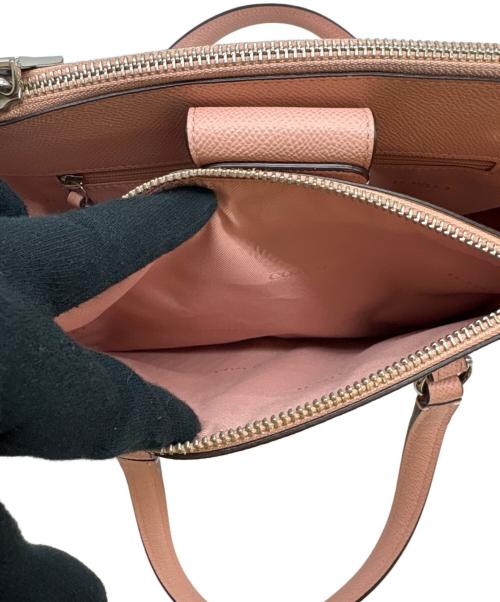COACH（コーチ）COACH (コーチ) COACH 　2WAYバッグ ピンクの古着・服飾アイテム